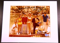 Dawn Wells & Sherwood Schwartz Autographed Gilligan Island 8x10