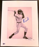 Alan Trammell Autographed 16x20 Lithograph