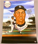 Al Kaline Autographed 16x20 Lithograph