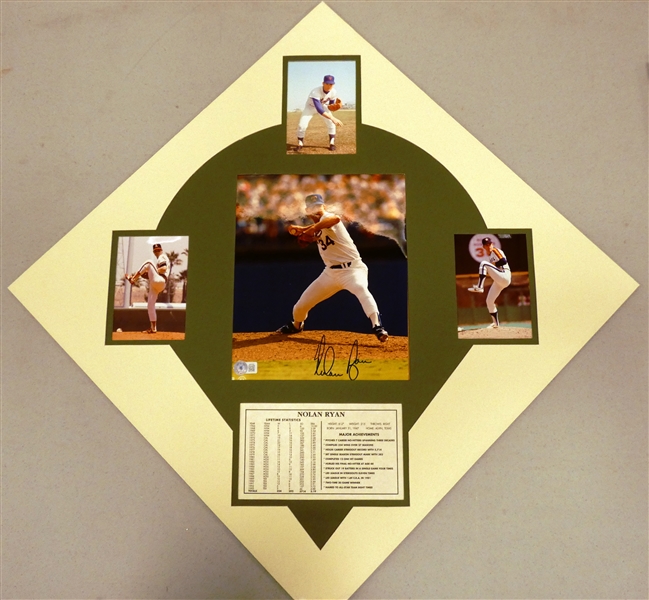 Lot Detail - Nolan Ryan Autographed Photo Collage