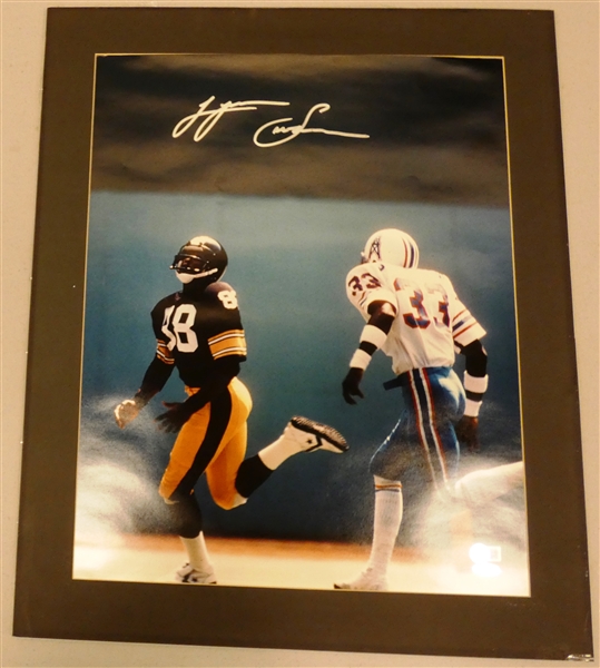 Lynn Swann Autographed Matted 16x20