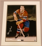 Maurice Richard Autographed Matted 16x20