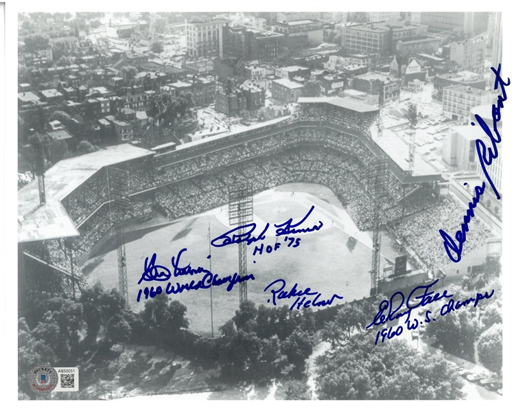 Pittsburgh Pirates Greats Autographed 8x10
