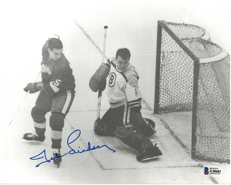 Ted Lindsay Autographed 8x10