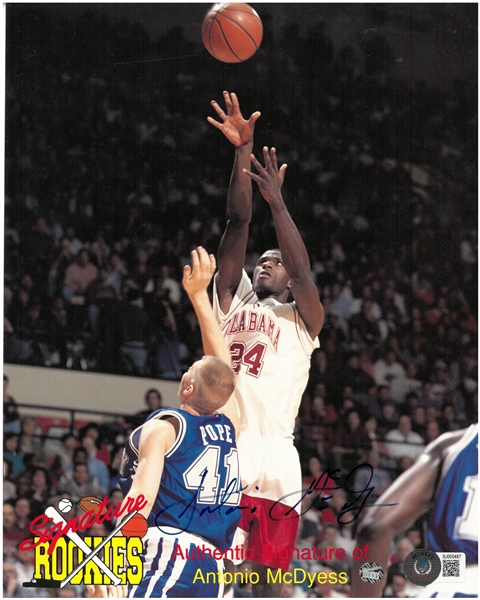 Antonio McDyess Autographed 8x10