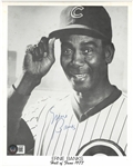 Ernie Banks Autographed 8x10
