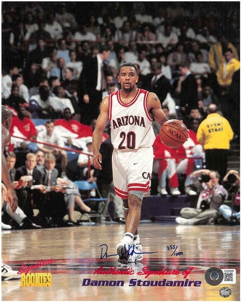Damon Stoudamire Autographed 8x10