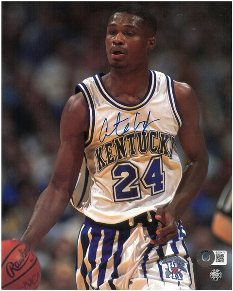 Antoine Walker Autographed 8x10