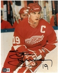 Steve Yzerman Autographed 8x10