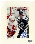 Sergei Fedorov & Doug Gilmour Autographed 8x10