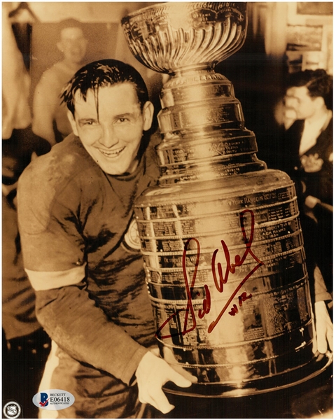 Sid Abel Autographed 8x10