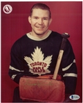 Harry Lumley Autographed 8x10
