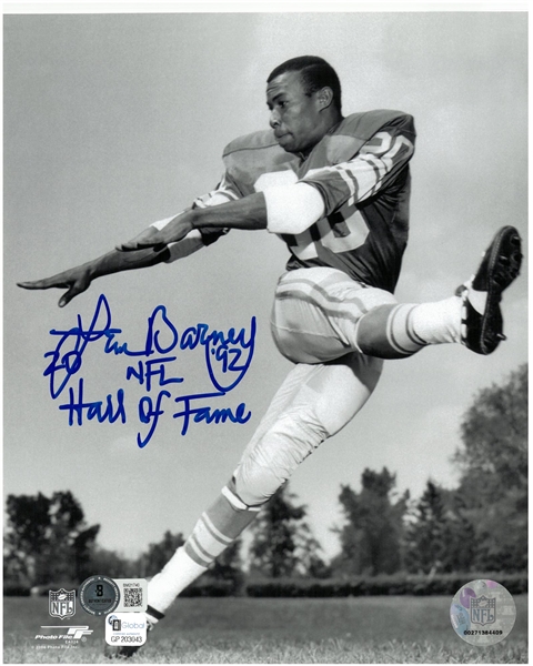 Lem Barney Autographed 8x10