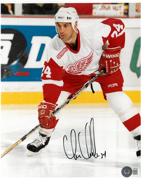 Chris Chelios Autographed 8x10