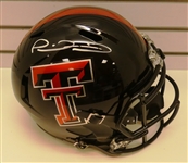 Patrick Mahomes Autographed Texas Tech Full Size Replica Helmet