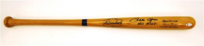 Pete Rose Autographed Adirondack Bat