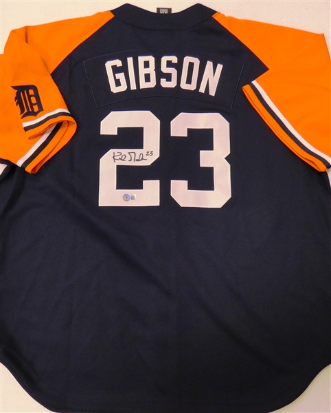 Kirk Gibson Autographed Tigers Nike Jersey