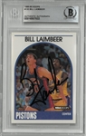 Bill Laimbeer Autographed 1989 Hoops