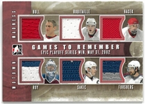 Red Wings vs Avalanche 6 Jersey Card