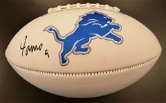 Jameson Williams Autographed Detroit Lions Football