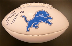 Jack Campbell Autographed Detroit Lions Football
