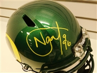 Haloti Ngata Autographed Oregon Full Size Replica Helmet