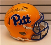Curtis Martin Autographed Pitt Full Size Authentic Helmet