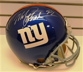 Michael Strahan Autographed Giants Full Size Authentic Helmet
