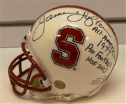 James Lofton Autographed Stanford Mini Helmet