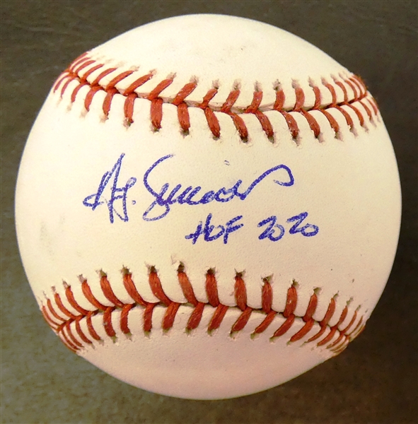 Ted Simmons Autographed Baseball