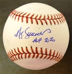 Ted Simmons Autographed Baseball