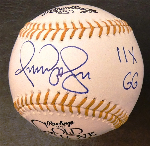 Omar Vizquel Autographed Gold Glove Baseball