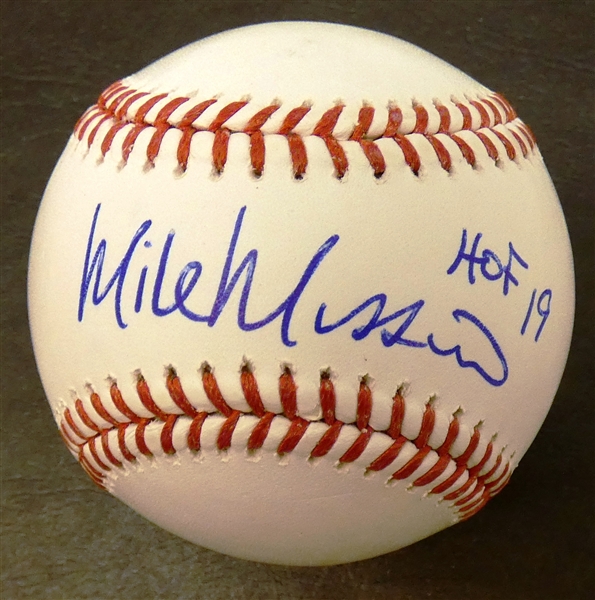 Mike Mussina Autographed Baseball
