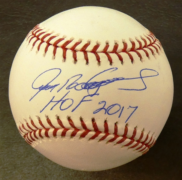Ivan Rodriguez Autographed Baseball