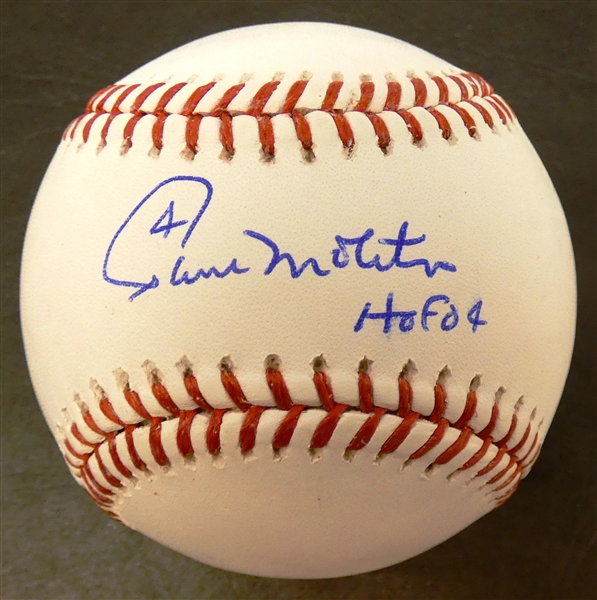Paul Molitor Autographed Baseball