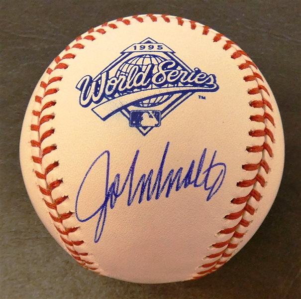 John Smoltz Autographed 1995 World Series Baseball