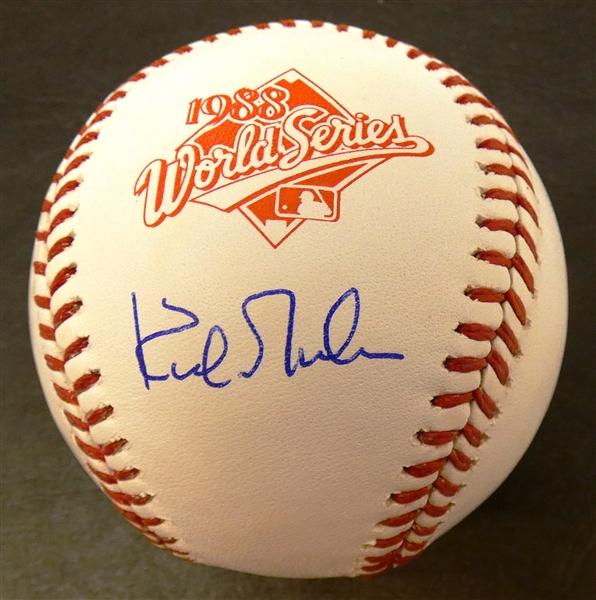 Kirk Gibson Autographed 1988 World Series Baseball