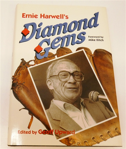 Ernie Harwell Autographed Book - Diamond Gems