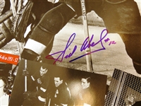 Sid Abel Autographed Jersey Retirement Poster
