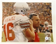 Jim Tressel & Craig Krenzel Autographed 8x10