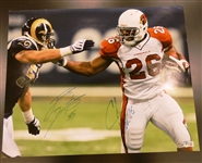 James Laurinatis & Beanie Wells Autographed 16x20