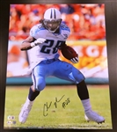 Chris Johnson Autographed 16x20