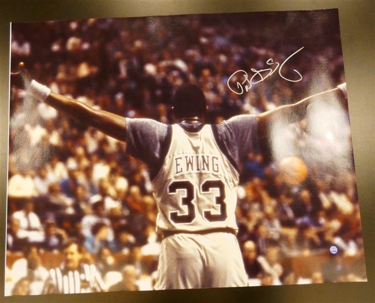 Patrick Ewing Autographed 16x20