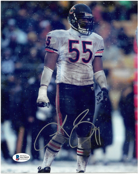 Lance Briggs Autographed 8x10