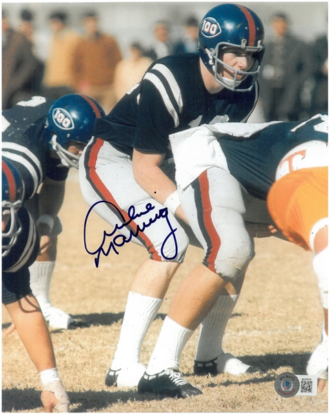 Archie Manning Autographed 8x10