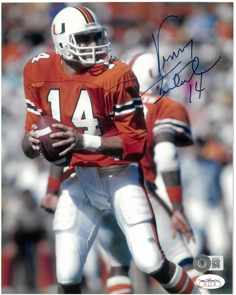 Vinny Testaverde Autographed 8x10