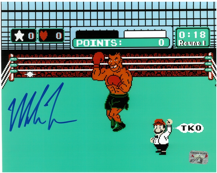 Mike Tyson Autographed 8x10