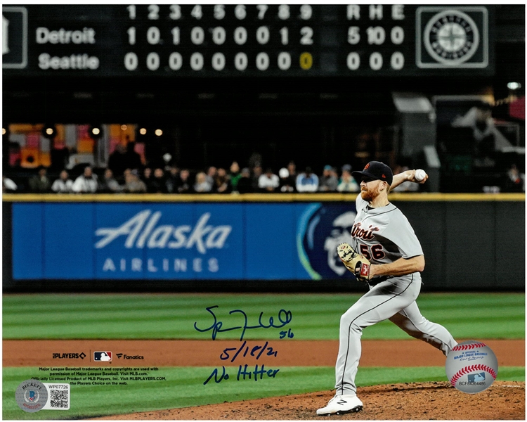 Spencer Turnbull Autographed 8x10