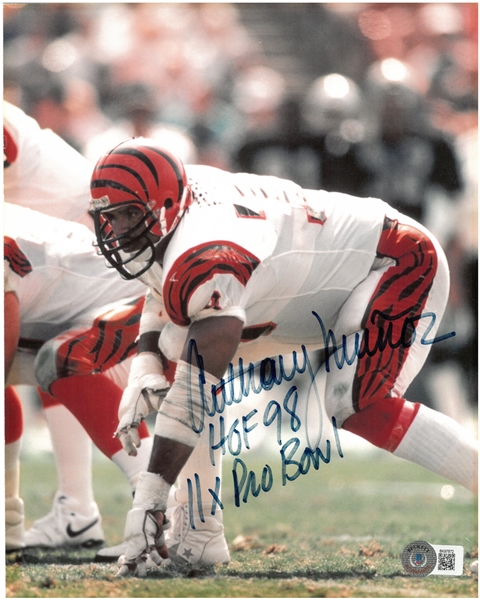 Anthony Munoz Autographed 8x10