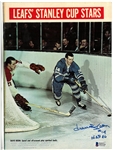 Dave Keon Autographed Magazine Page